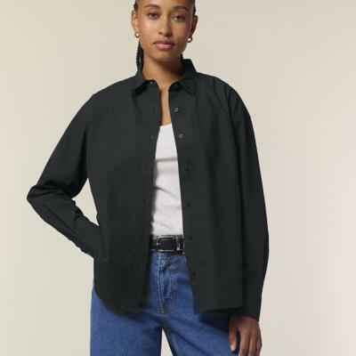 Stella Styler shirt - Das entspannte Popelinhemd für Damen Miniaturansicht