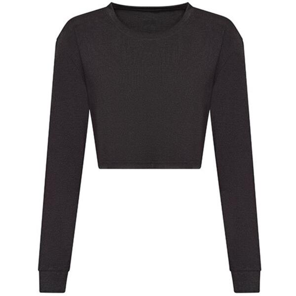 Women´s Long Sleeve Cropped T - Just TS Miniaturansicht